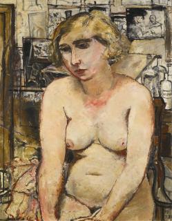 Paul Delvaux - Nu Dans L\'Atelier