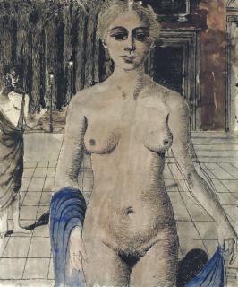 Paul Delvaux - Phryné devant les juges