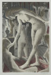 Paul Delvaux - Salomé, 1982