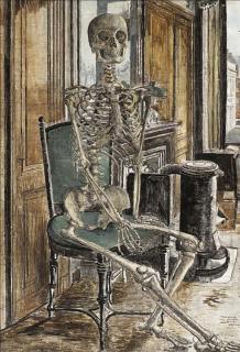 Paul Delvaux - Squelette