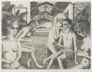 Paul Delvaux - The Lover (Jacob 50)