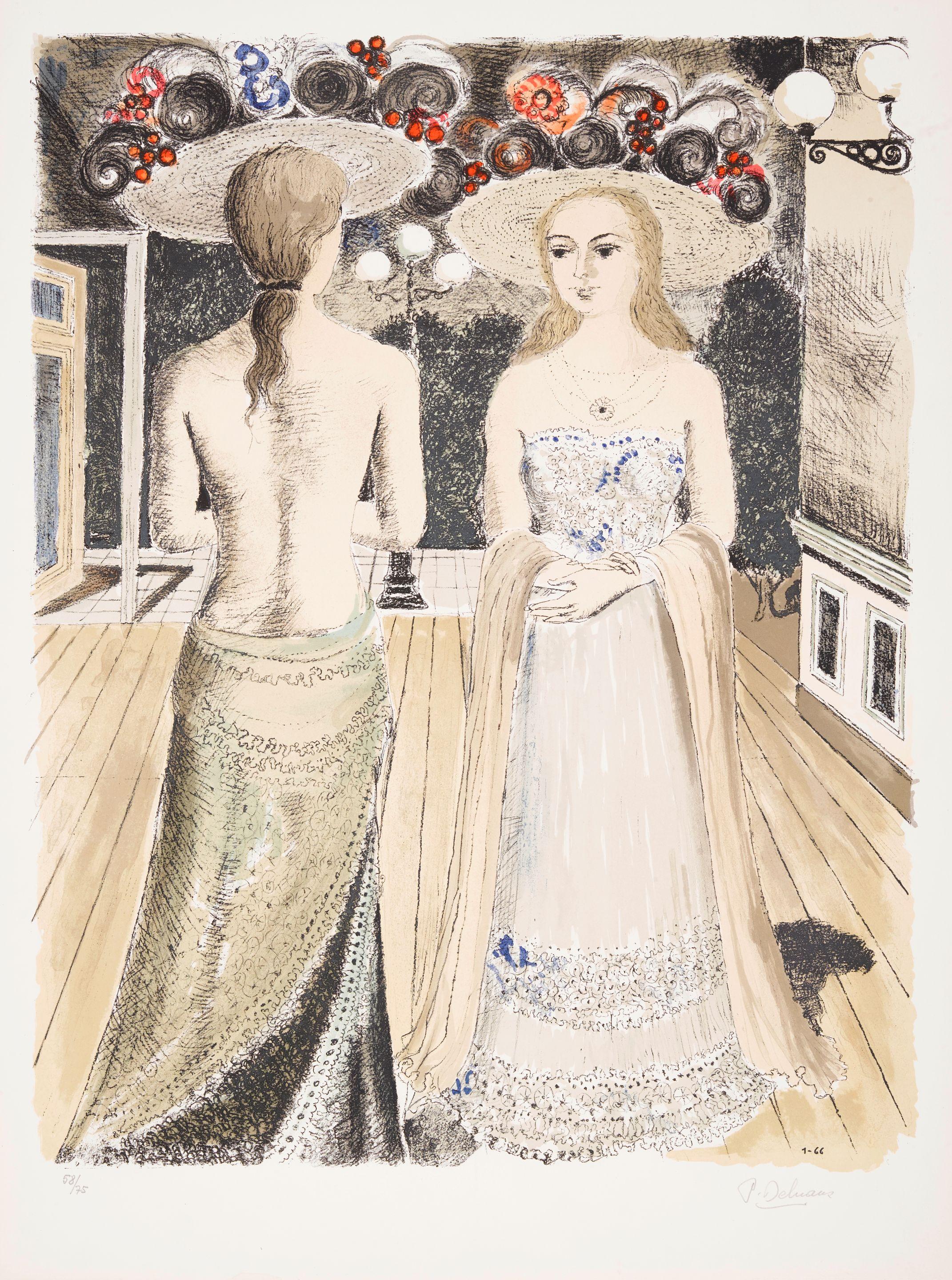 Paul Delvaux - The Rivals