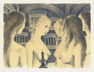 Paul Delvaux - The Vault (J. 68)
