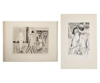 Paul Delvaux - Two Prints By The Artist