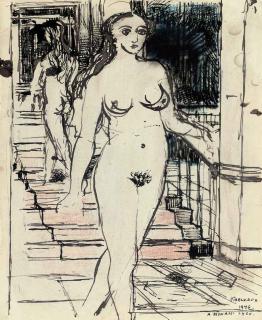Paul Delvaux - Untitled