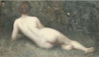 Paul-Désiré Trouillebert - A reclining nude