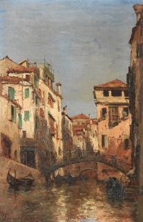 Paul Désiré Trouillebert - Canal Pinelli, Venise