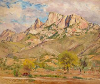 Paul Dougherty - Arizona Spring or Spring in the Desert 30 x 36 in. framed 36 x 42 in.