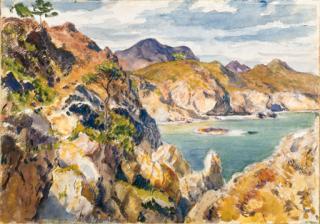 Paul Dougherty - Coast Below Monterey