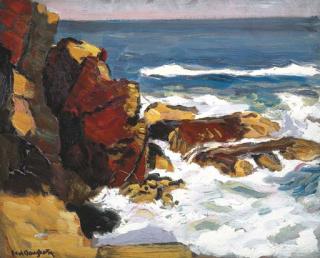 Paul Dougherty - Coastal Rocks