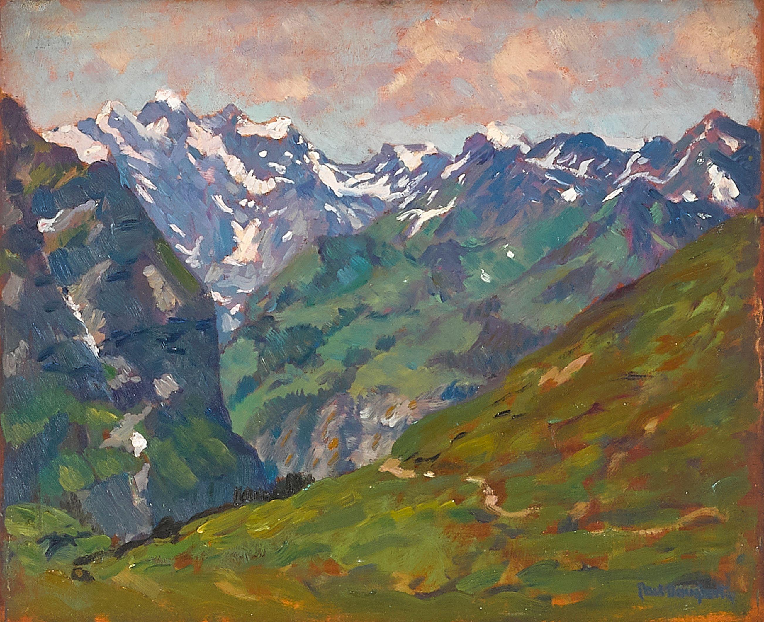Paul Dougherty - Swiss mountain range