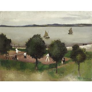 Paul-Elie Gernez - Tennis Au Bord De La Mer