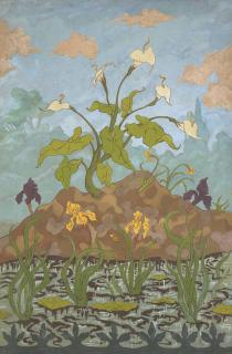 Paul-Elie Ranson - Arums et iris violets et jaunes