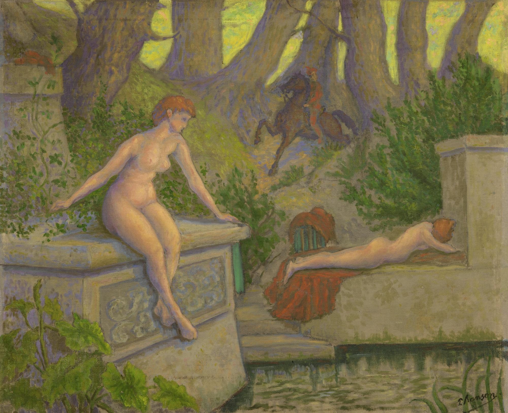 Paul Elie Ranson - Deux Nus Et Cavalier