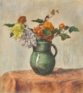 Paul Elie Ranson - Fleurs dans un pot vert
