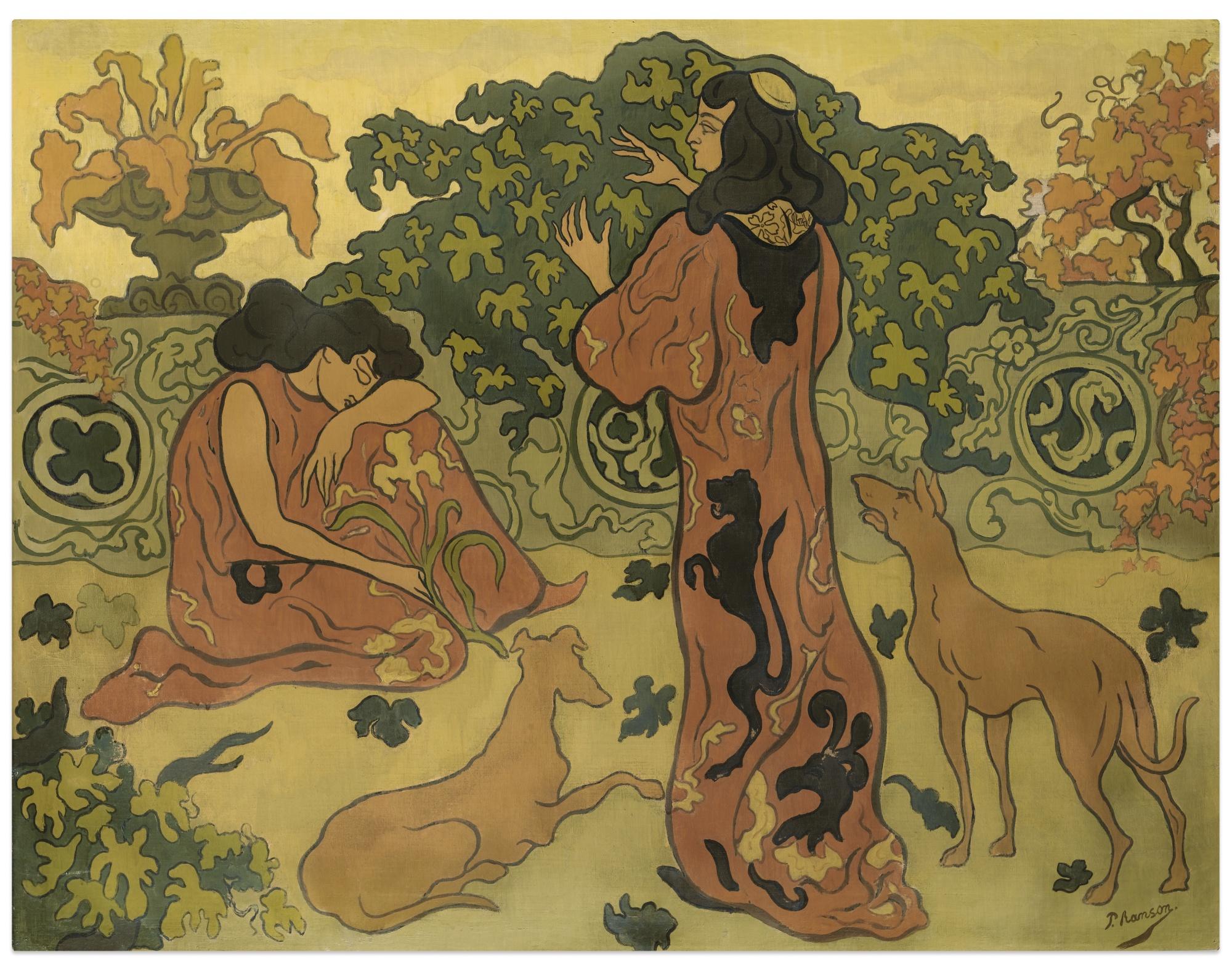Paul Elie Ranson - Les Princesses À La Terrasse, February 1894