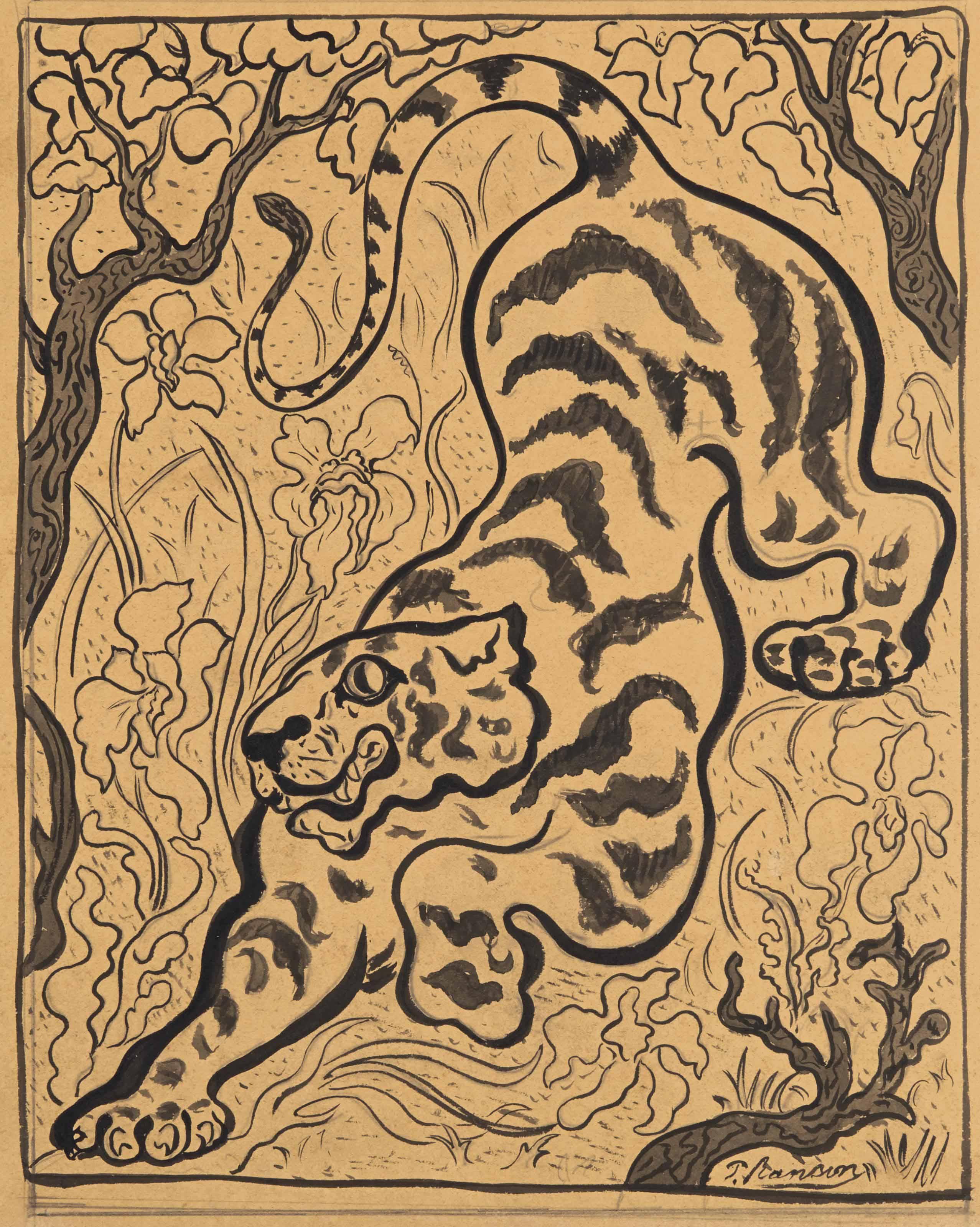 Paul-Elie Ranson - Tigre dans les jungles