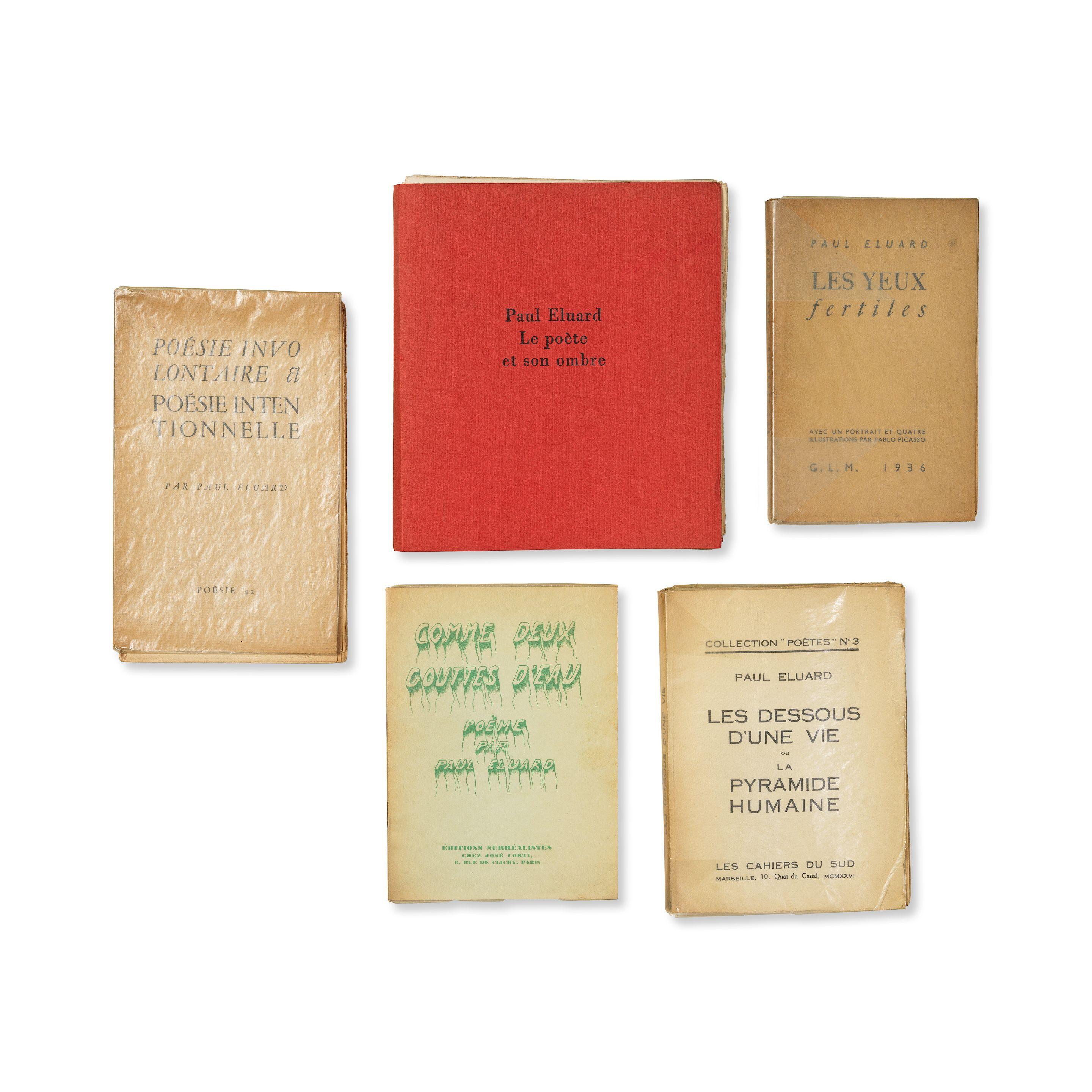 Paul Eluard - Ensemble de 5 livres