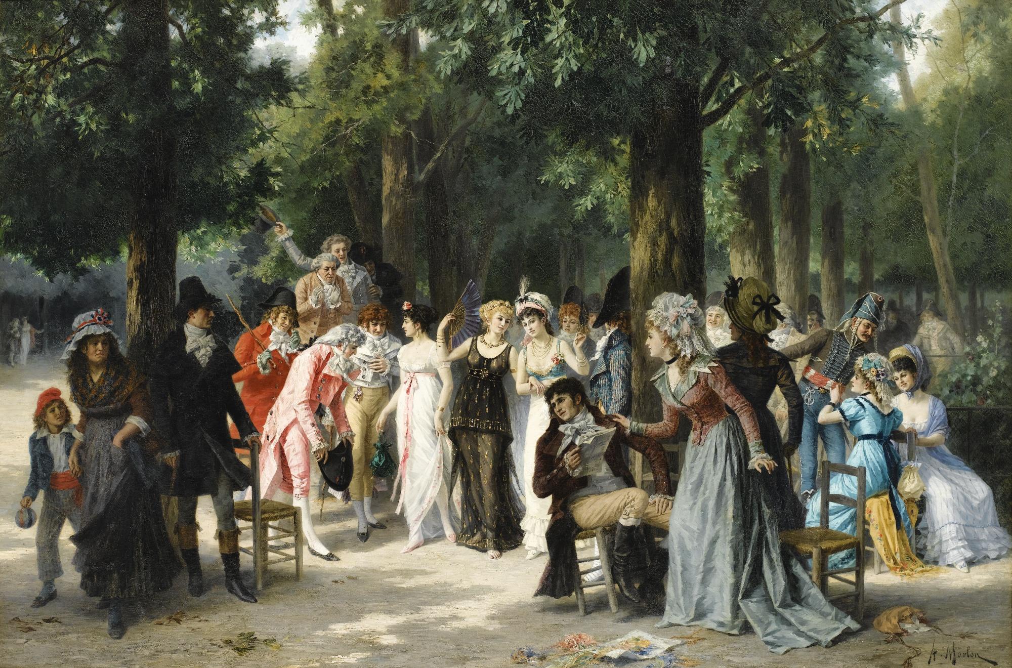 Paul Émile Antony Morlon - French Une Mode Nouvelle Sous Le Directoire