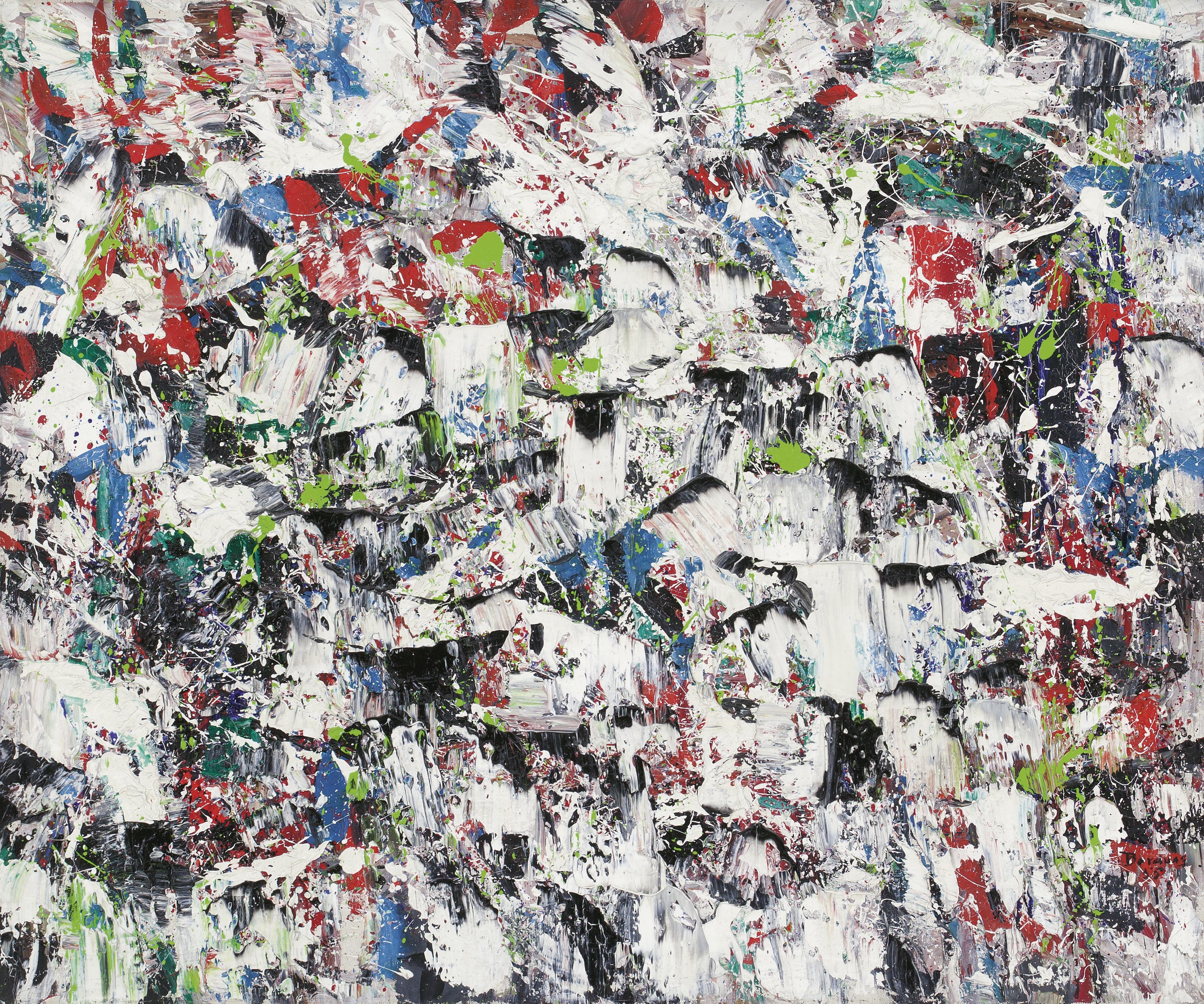 Paul-Émile Borduas - Froissement Multicolore