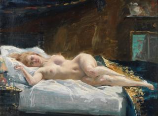 Paul Emile Chabas - The artist\'s model