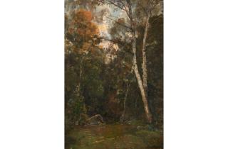 Paul Emile Lecomte - A Pair of Forest Views