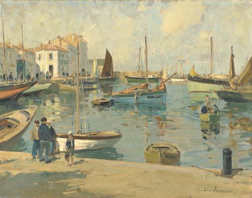 Paul-Emile Lecomte - Active harbor village
