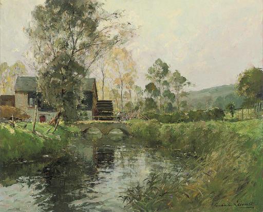 Paul Emile Lecomte - Le moulin de Grainville
