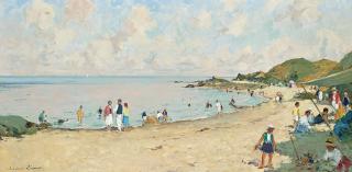Paul Emile Lecomte - Sur La Plage