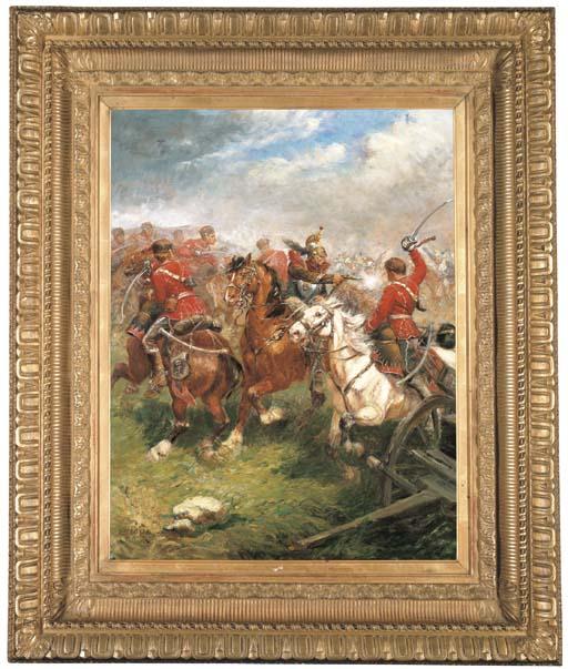 Paul-Emile Léon Perboyre - A Cavalry Engagement In The Franco-Prussian War of 1870-71