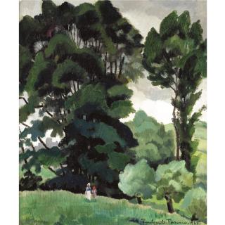 Paul Emile Pissarro - Arbres Aux Andelys