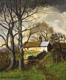 Paul-Émile Pissarro - La Serverie (Temps Gris) Calvados