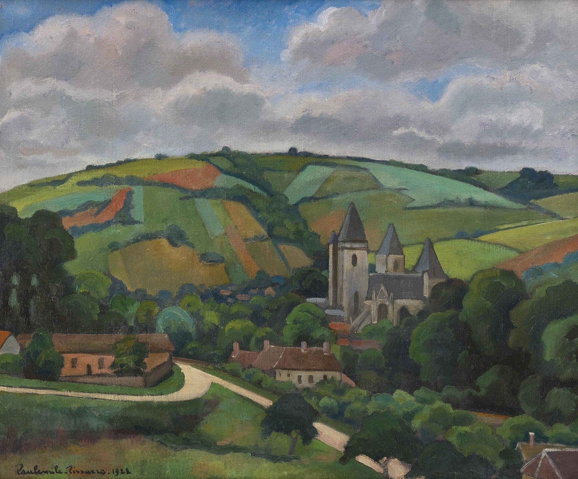 Paul-Emile Pissarro - Paysage Aux Andelys (Eure)