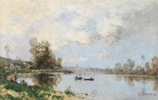 Paul Emmanuel Peraire - Bord de rivière