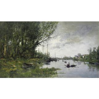 Paul-Emmanuel Péraire - The Seine Below Paris