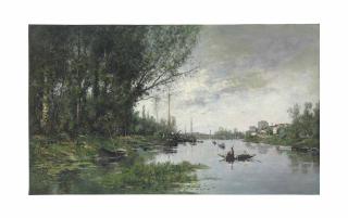 Paul Emmanuel Péraire - The Seine Below Paris