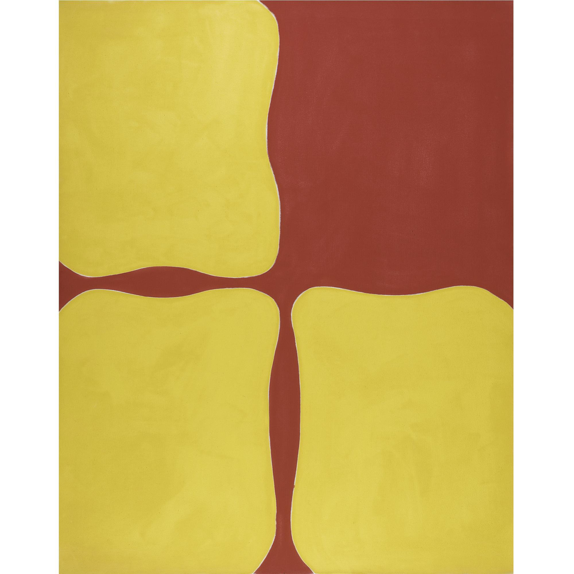 Paul Feeley - Abstract (Red And Yellow)