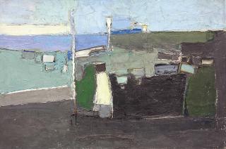 Paul Feiler - Fields with Sea, Cornwall