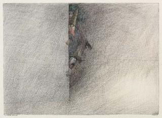 Paul Flora - 2 Bll.: Lieber Besuch. Jack the ripper