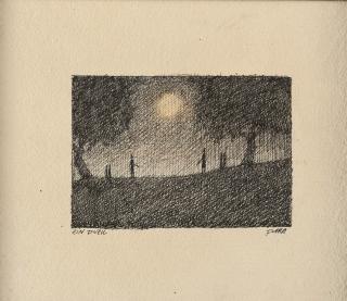 Paul Flora - „Ein Duell“