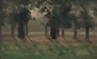 Paul Fordyce Maitland - Kensington Gardens At Sunset