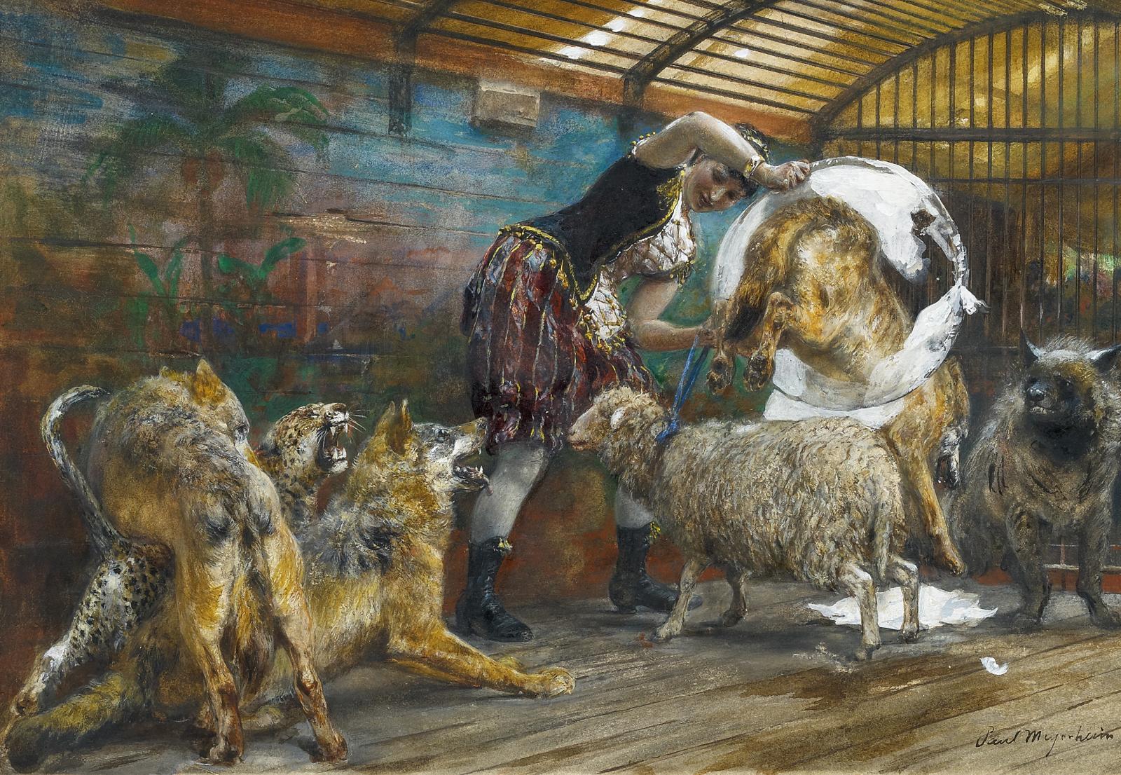 Paul Friedrich Meyerheim - Die Dompteuse