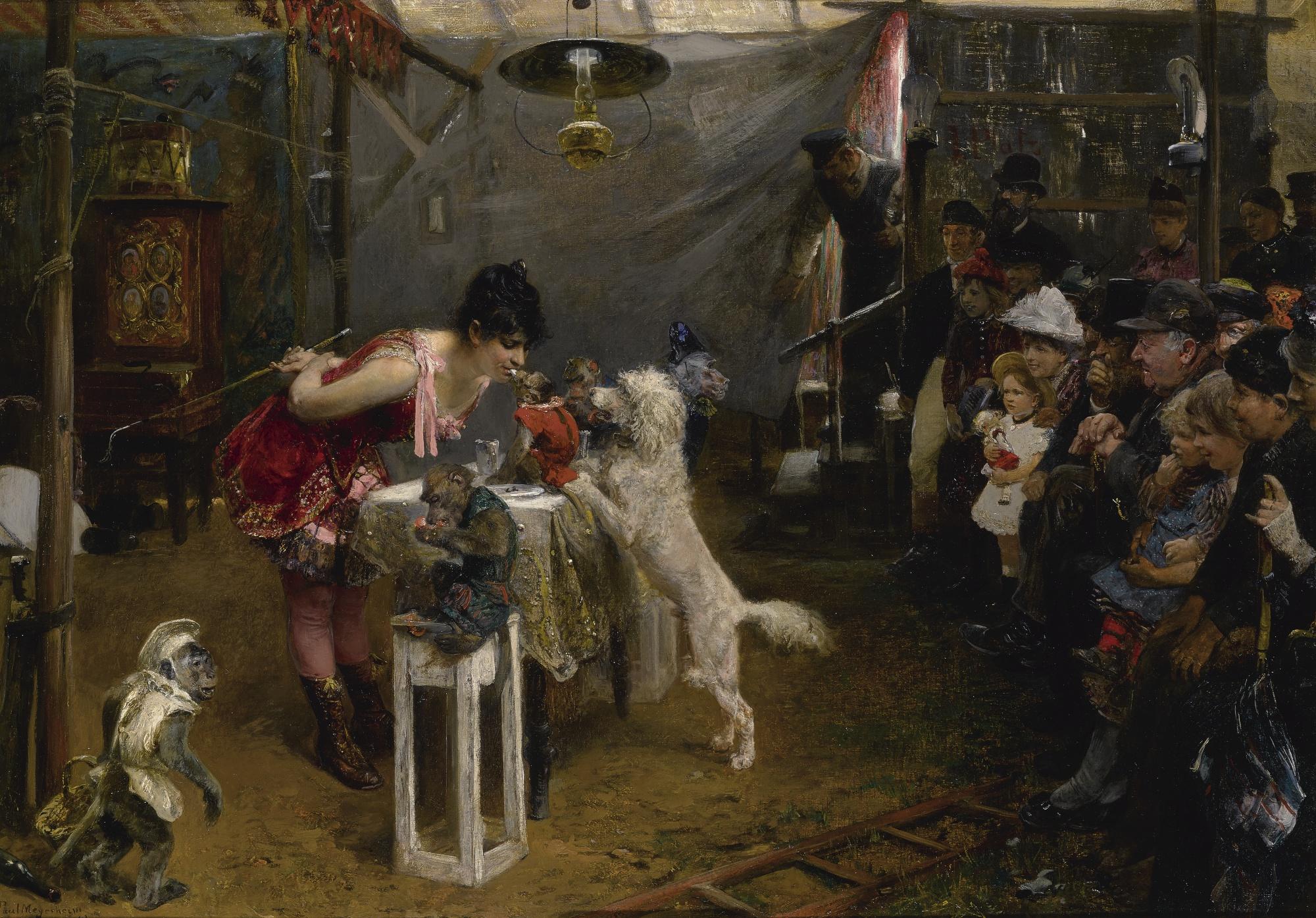 Paul Friedrich Meyerheim - German the Wild Madonna