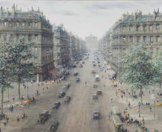 Paul Gagni - Avenue De L\'Opera, Paris
