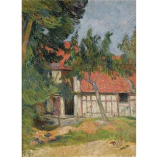 Paul Gauguin - Étable Près De Dieppe