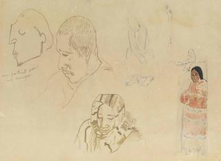 Paul Gauguin - Etudes de personnages