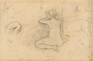 Paul Gauguin - Femme assise de dos