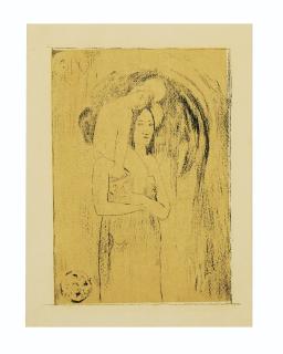 Paul Gauguin - Ia Orana Maria, from  L\'Epreuve--Album d\'Art , No. 4, March 1895, Paris