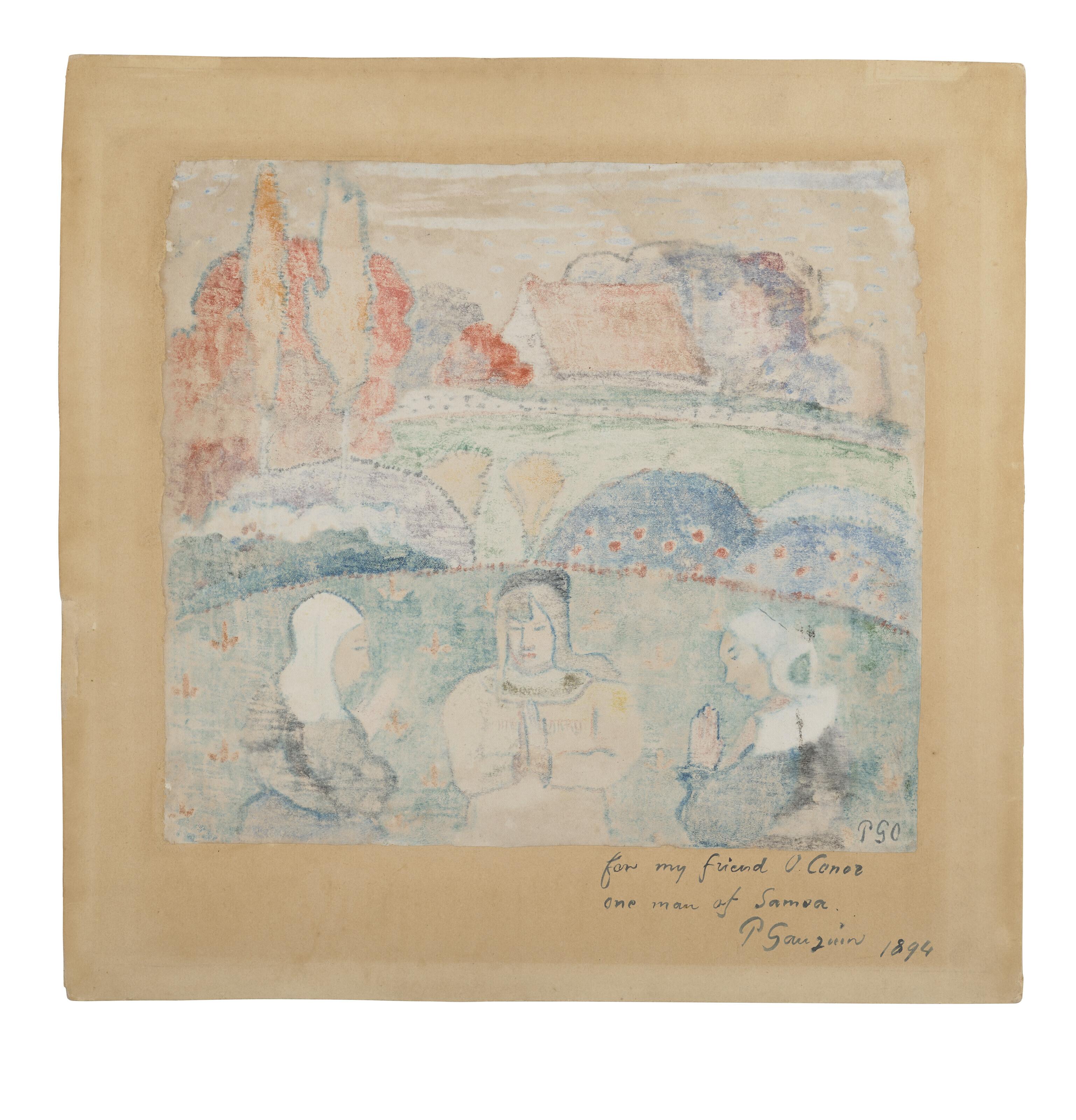 Paul Gauguin - L\'Angelus en Bretagne