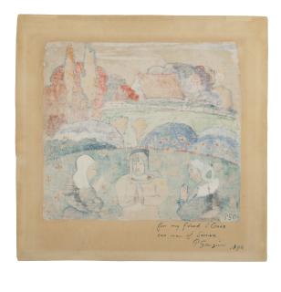 Paul Gauguin - L\'Angelus en Bretagne